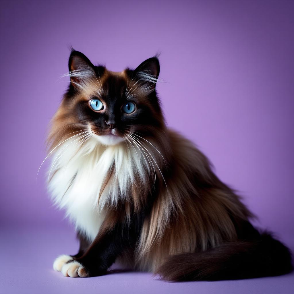 Gato Angora Bicolor