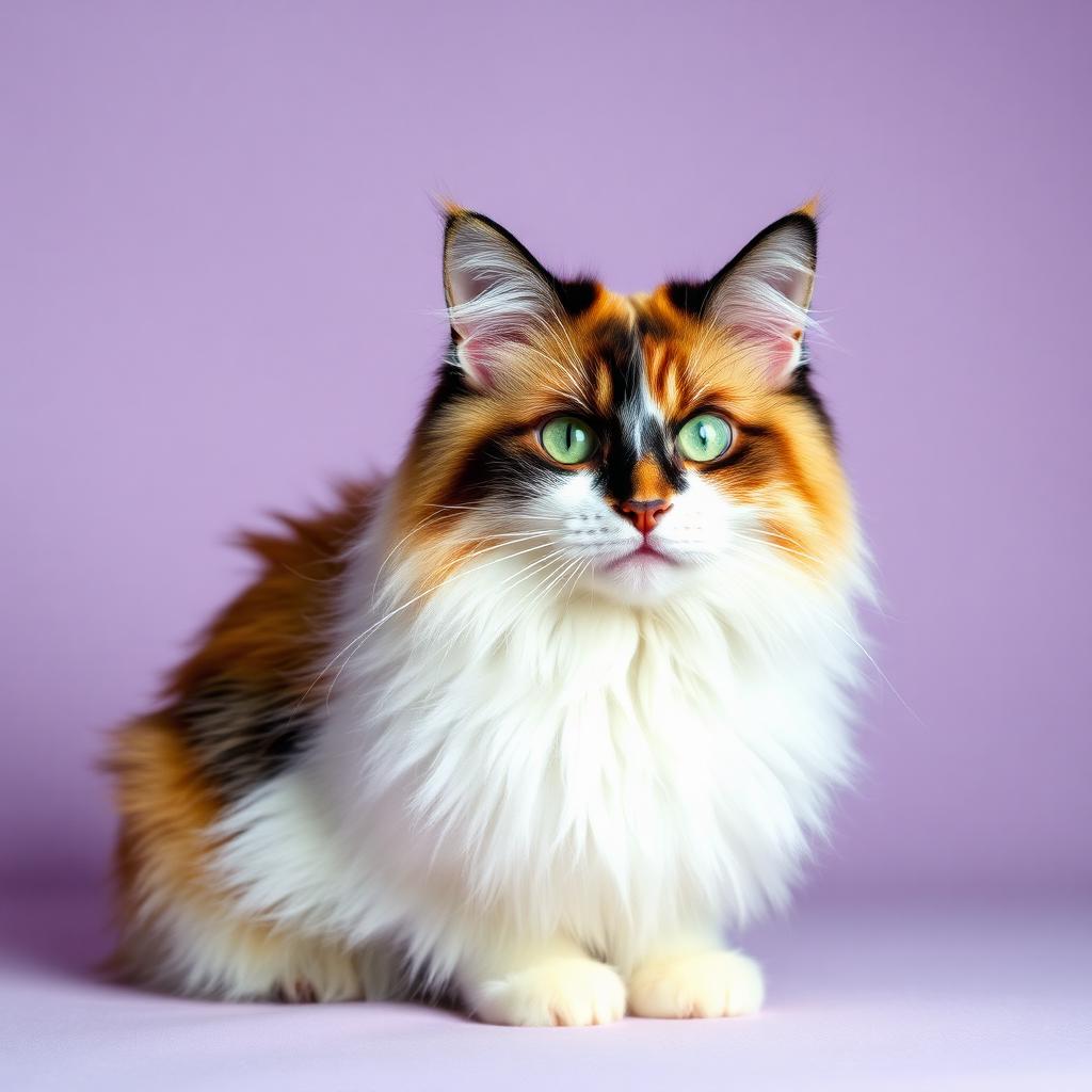 Gato Angora Tricolor (Calicó)