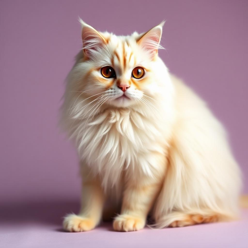 Gato Angora Crema