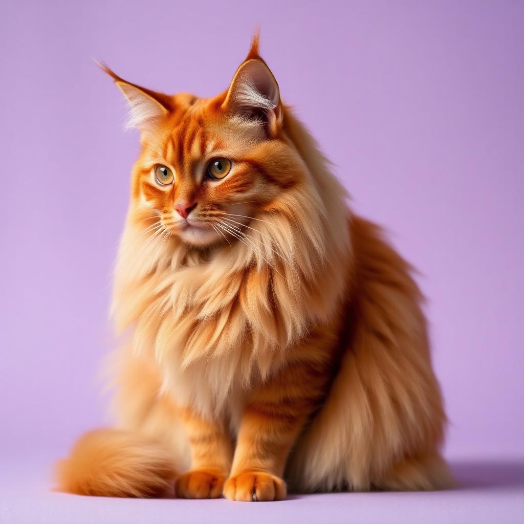 Gato Angora Rojo
