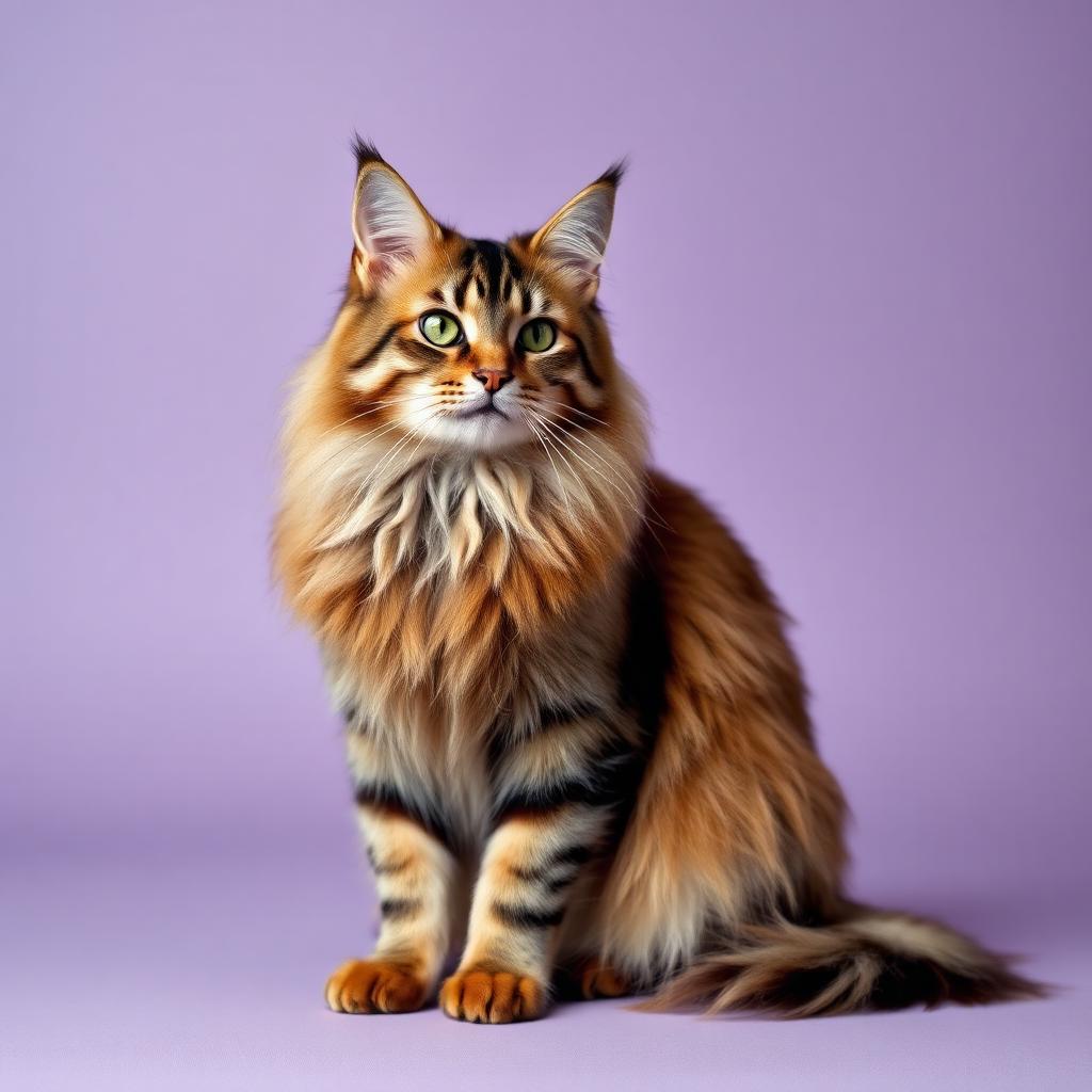 Gato Angora Atigrado (Tabby)